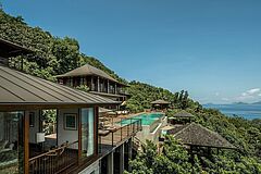 Außenansicht Four Seasons Resort Seychelles