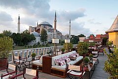 Türkei Istanbul Four Seasons Sultanahmed Dachterrasse