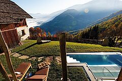 Italien Südtirol White Deer San Lorenzo Mountain Lodge Pool