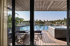 Suite Bianca Terrasse Quellenhof Luxury Resort