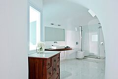 Badezimmer Santorin Canaves Oia Hotel