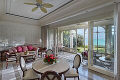 Beachfront Suite Living Room Mandarin Oriental Canouan