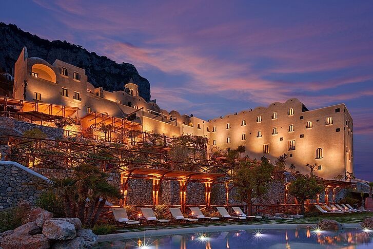 Italien Amalfiküste Monastero Santa Rosa Hotel & Spa Fasade