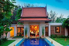 Eingang Thailand Hauptresort Banyan Tree Phuket