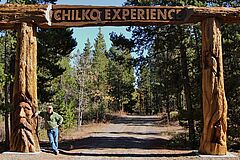 Entrance The Chilko Experience Wilderness Resort
