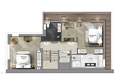 Raumplan R2 Maison Montespan