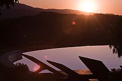 Sonnenuntergang Italien Gardasee Villa Arcadio 