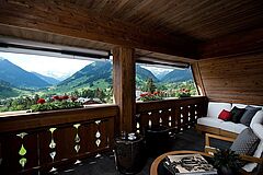 Balkon Schweiz The Alpina Gstaad