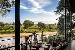 Außenlounge Singita Ebony Afrika