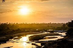 Sonnenuntergang Singita Ebony Afrika