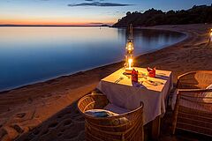 Dinner am Strand Kaya Mawa Lodge