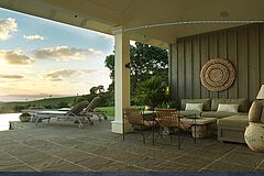 Terrasse The Lodge at Kauri Cliffs