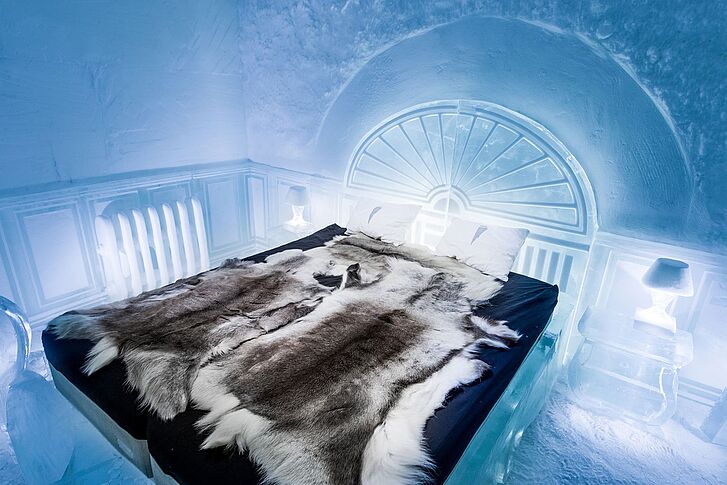 Schlafzimmer ICEHOTEL