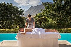 Outdoor Massage Delaire Graff Estate