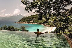 Pool Mann Four Seasons Resort Seychelles