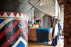 Schlafzimmer Singita Pamushana Lodge Afrika