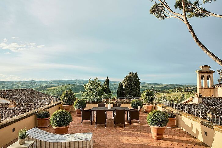 Terrasse COMO Castello Del Nero