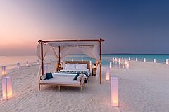 Beach Bed Milaidhoo Island Maldives