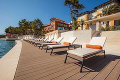 Poolliegen Kroatien Losinj Boutique Hotel Alhambra