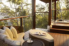 Balkon Spicers Peak Lodge