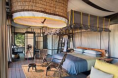 Schlafzimmer King Lewanika Lodge