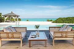 COMO Villa Pool Deck COMO Parrot Cay