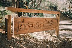 Schild Morgan´s Rock