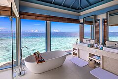 Overwater Residence Bathroom Raffles Maldives Meradhoo
