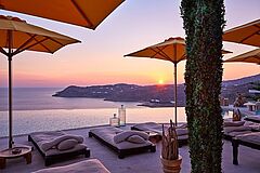 Abend Bar Myconian Utopia Resort