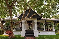 The Great House Entrance Rosewood Luang Prabang