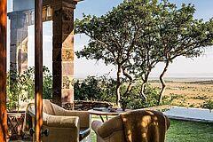 Außenbereich Singita Sasakwa Lodge Afrika