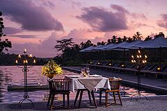 Romatisches Dinner - Alila Ubud
