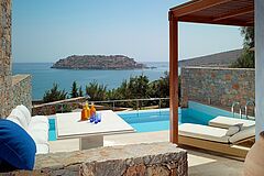 Pool Privat Kreta Blue Palace Resort & Spa