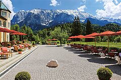 Terrasse Schloss Elmau