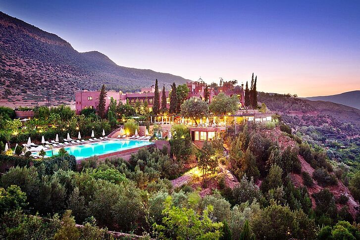Areal View Kasbah Tamadot