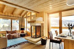 GreenMemoriesSuite Wohnzimmer ZillerLodge