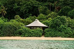 Indonesien Bawah Island Hütte