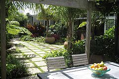 Courtyard The Lodge at Kauri Cliffs