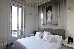 Spanien El Palauet Living Barcelona Doppelbett