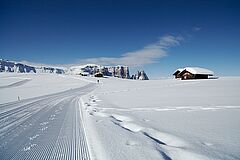 Schneespuren Südtirol ADLER Mountain Lodge Italien