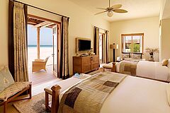 Twin Bedroom Abu Dhabi Anantara Sir Bani Yas Island Al Yamm Villa Resort