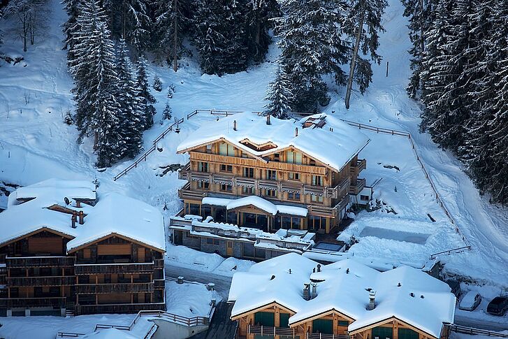 Schweiz St. Moritz Kempinski Grand Hotel des Bains Winterlandschaft