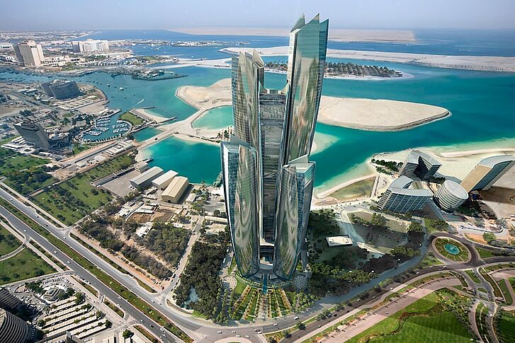 Gebäude Abu Dhabi Jumeirah at Etihad Towers