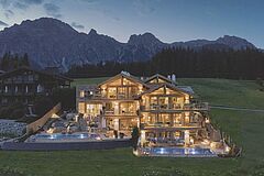 Nachtansicht Senhoog Luxury Holiday Homes