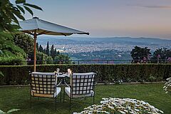 Ausblick Italien Florenz Belmond Villa San Michele