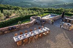 Terrace Vitigliano Tuscan Relais & Spa