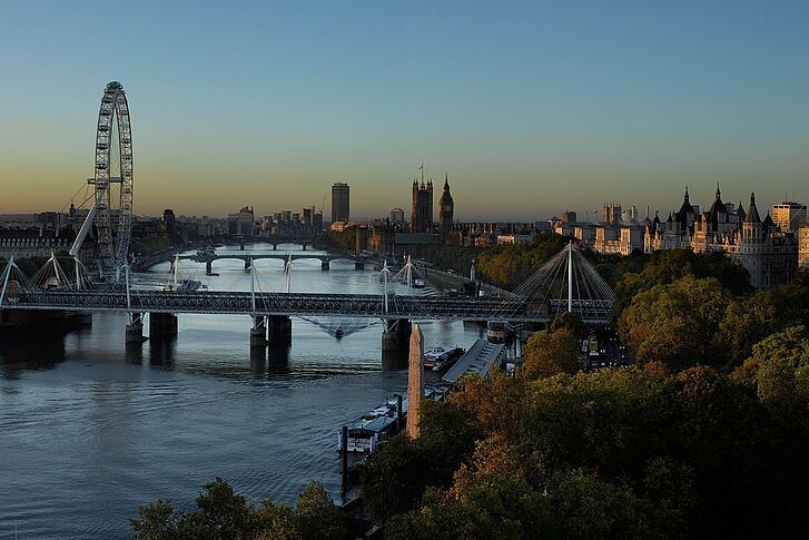 Ausblick UK London The Savoy