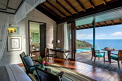 Wohnzimmer 2 Four Seasons Resort Seychelles