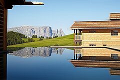 Spiegellung Südtirol ADLER Mountain Lodge Italien