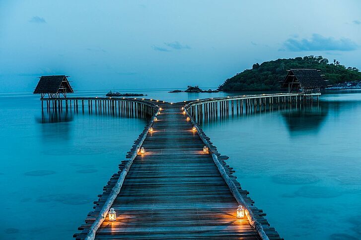 Bruecke Indonesien Bawah Island